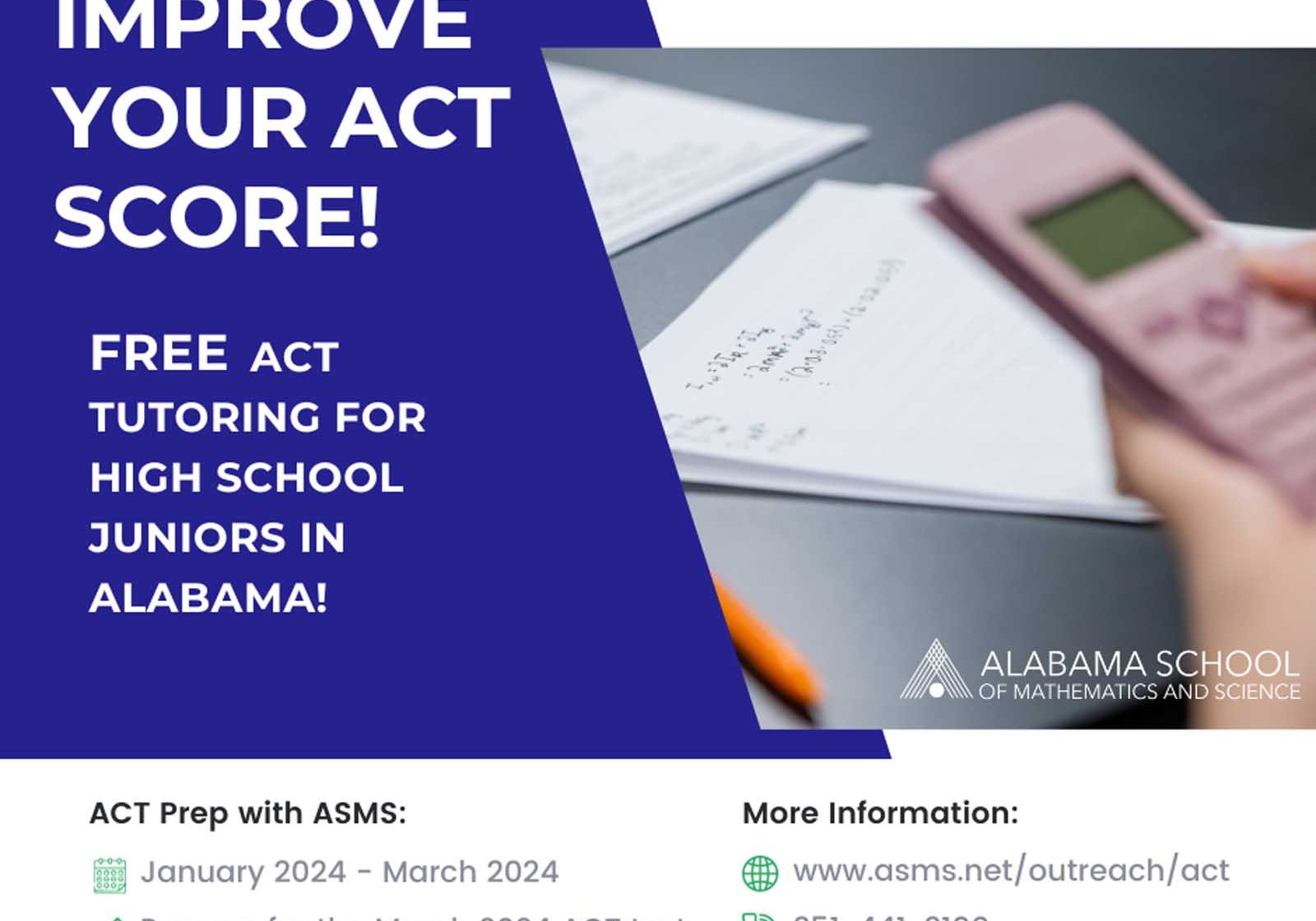 ASMS Offering Free ACT Prep