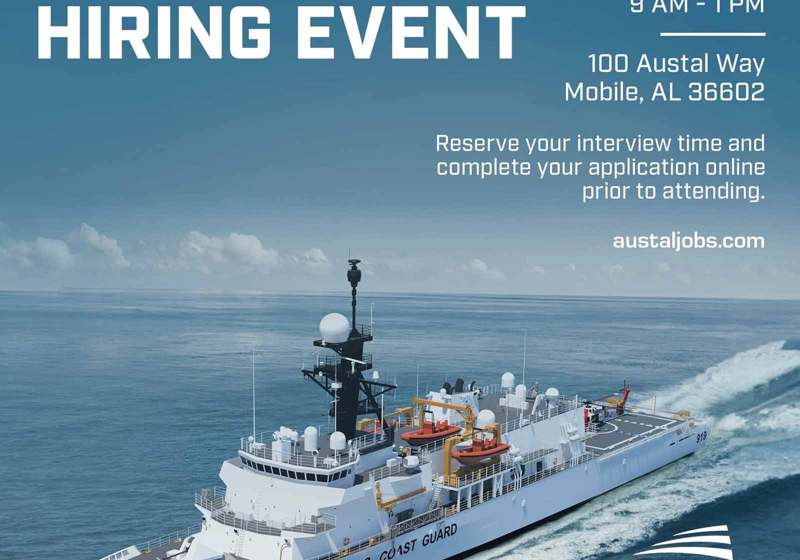 Austal Hiring Event Coming Up