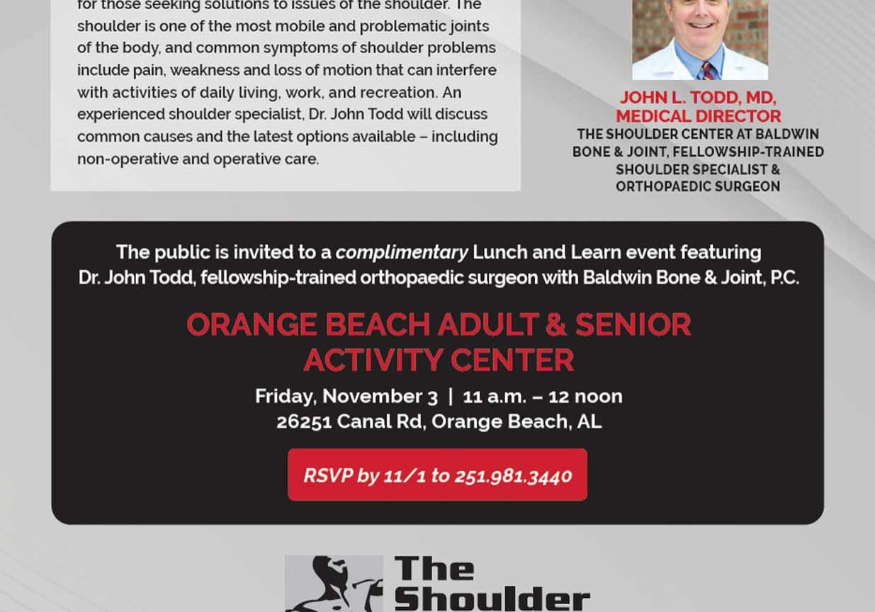 Baldwin Bone &amp; Joint Hosting Shoulder Luncheon
