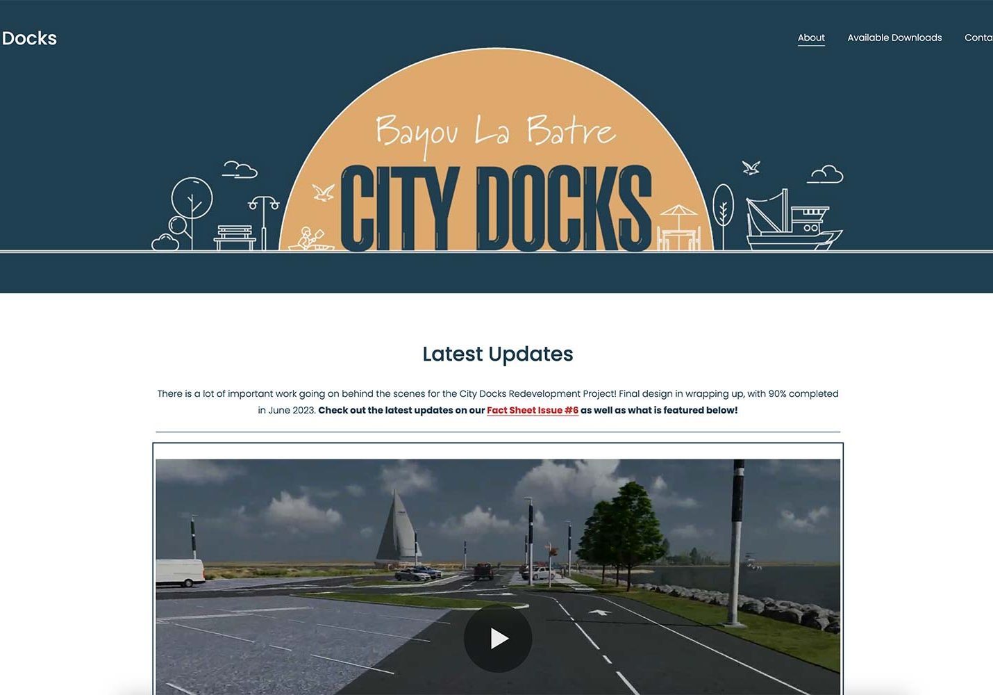 Bayou La Batre City Docks Updates Website