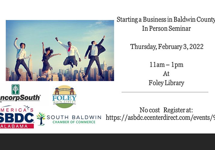 Business Startup Seminar Planned For Foley