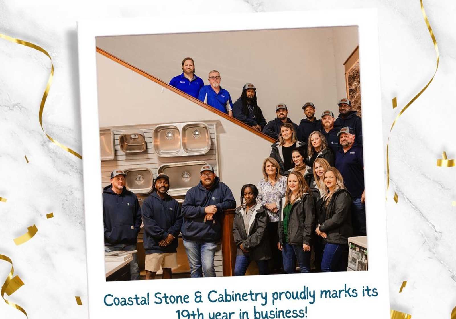 Coastal Stone &amp; Cabinetry Celebrates 19 Years In Business