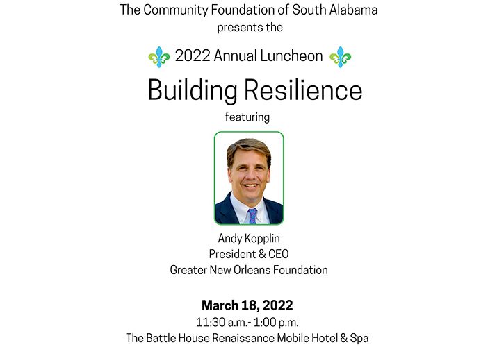 Community Foundation Of South Alabama Yearly Luncheon Coming Up