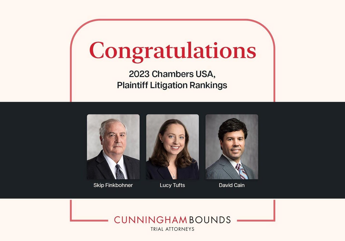 Cunningham Bounds Recognized As Top Firm