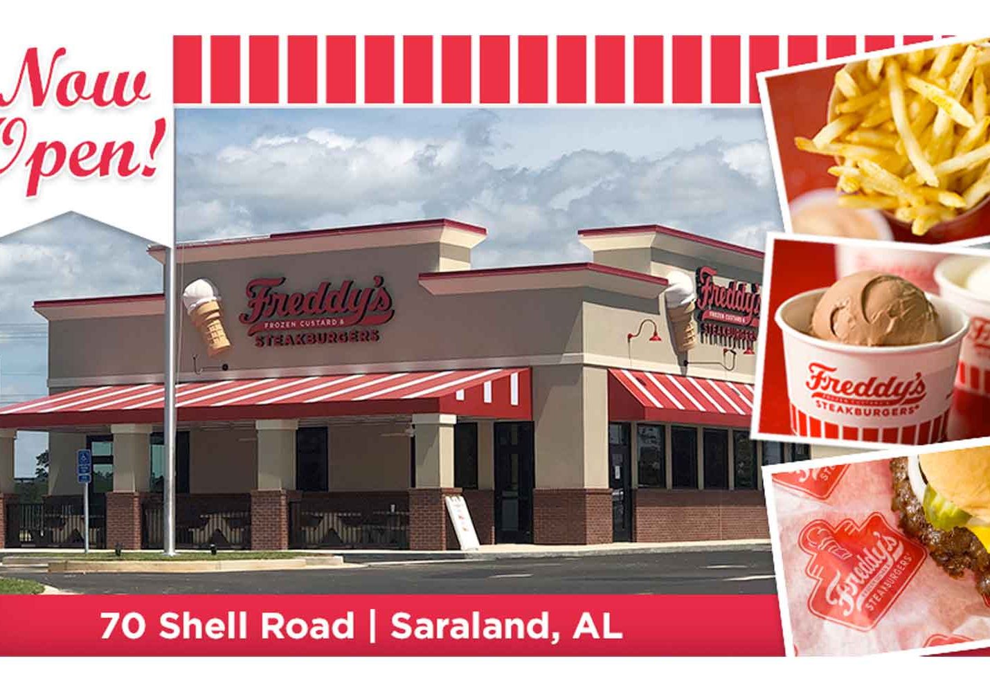 Freddy’s Frozen Custard & Steakburgers Opens In Saraland