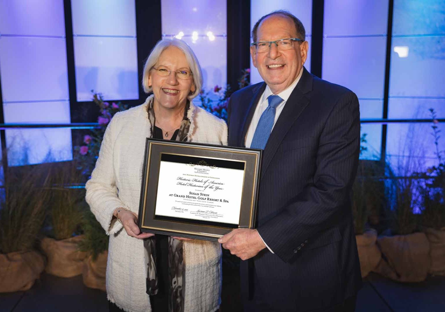 Grand Hotel Historian Wins National Historic Hotels Award