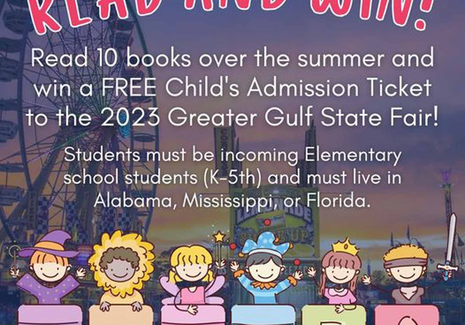 Greater Gulf State Fair Read And Win Program Launches