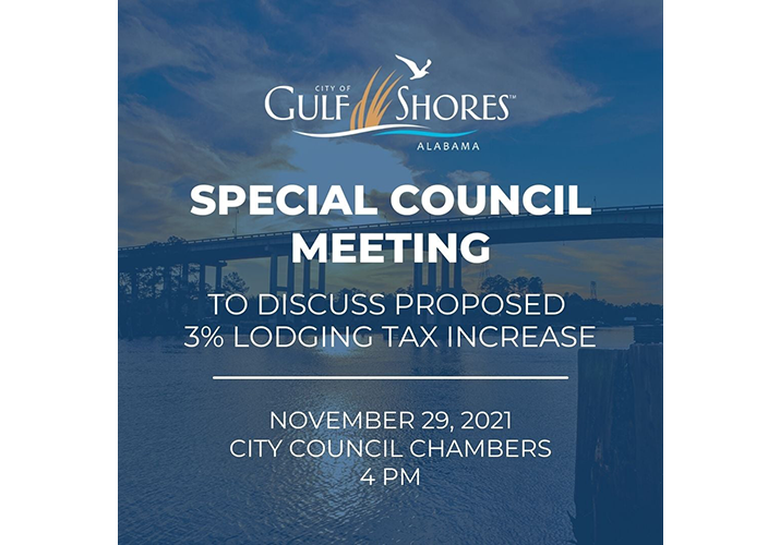 Gulf Shores To Consider 3% Lodging Tax Increase