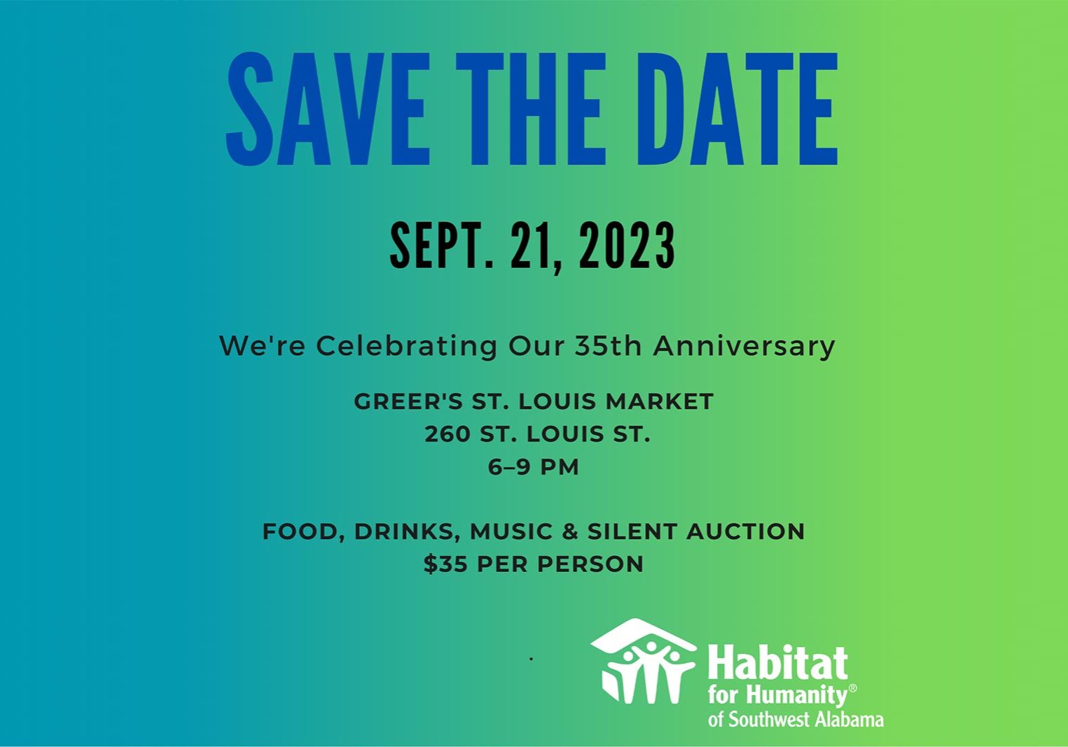 Habitat For Humanity Anniversary Celebration Announced