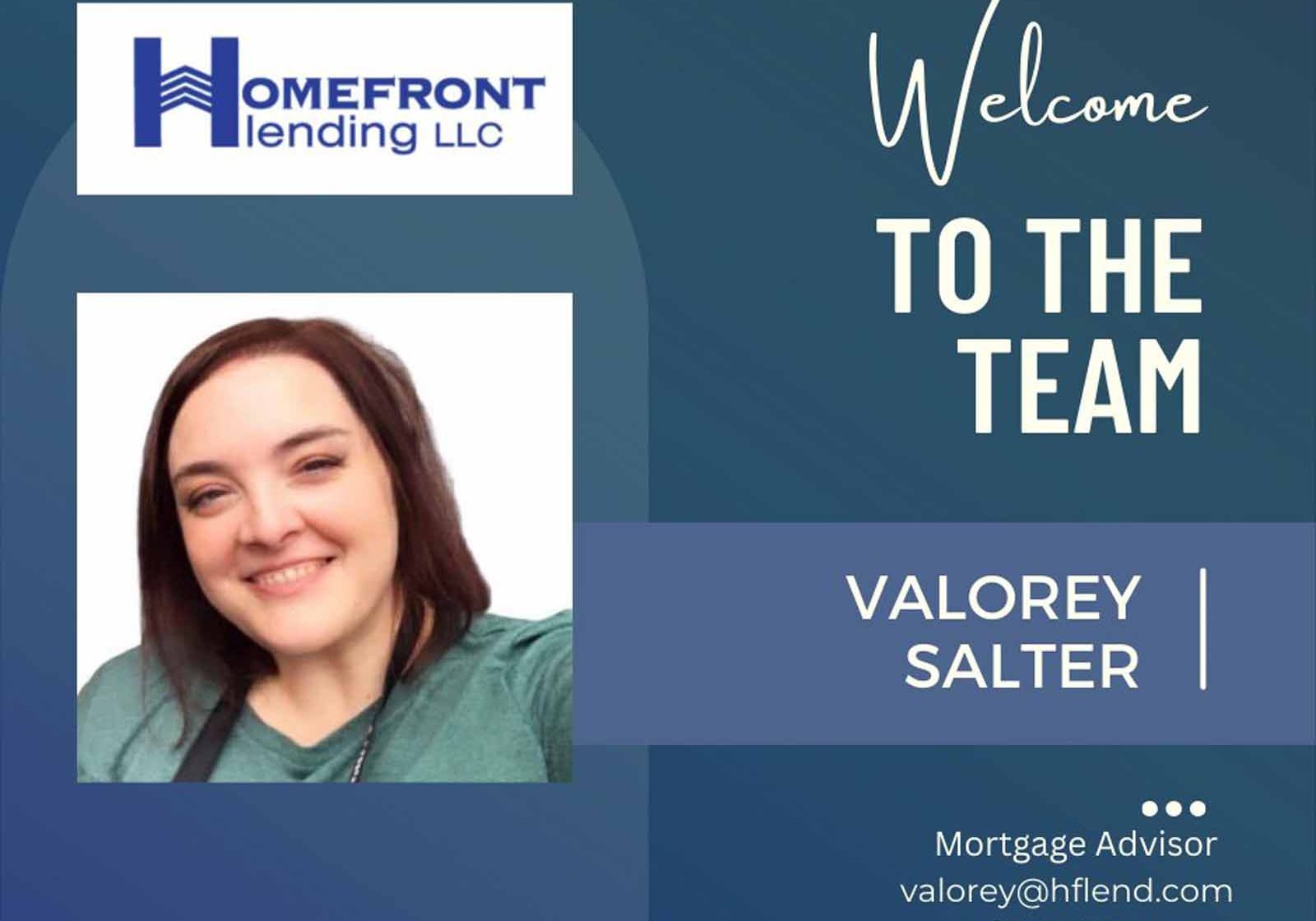 Salter Rejoins Homefront Lending