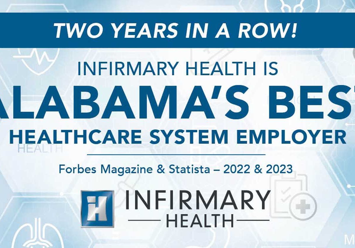 Infirmary Health Earns Top Employee Designations