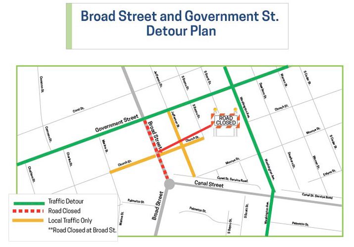 Mobile Begins Work On Broad Street