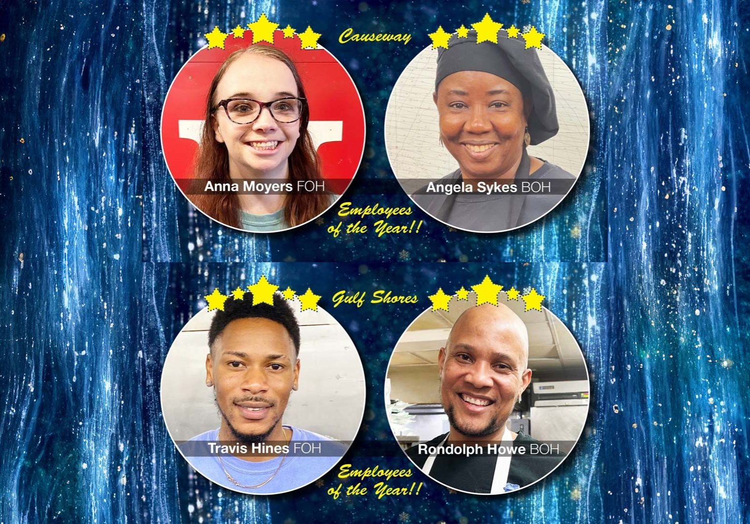Original Oyster House Names Employees Of The Year