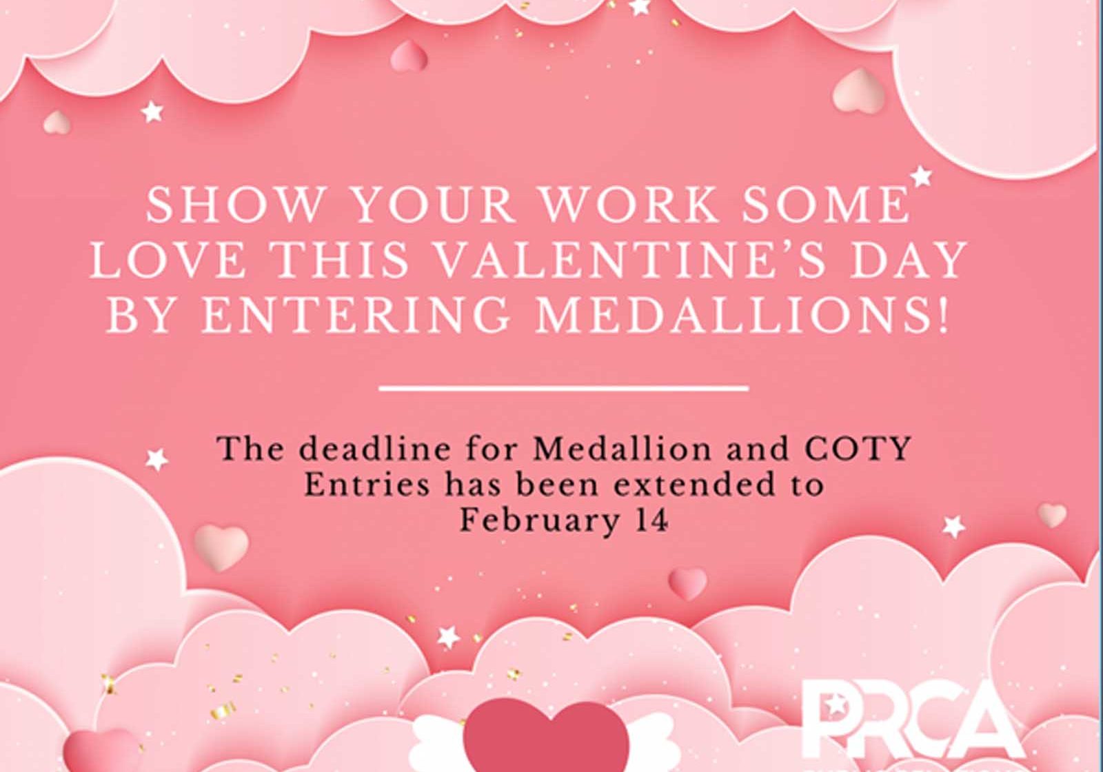 PRCA Medallion Awards Submissions Due February 14