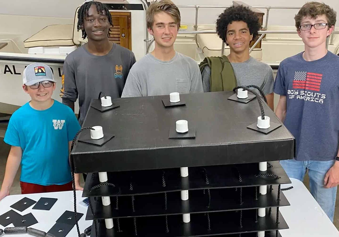 Reef Installation Begins Off Dauphin Island