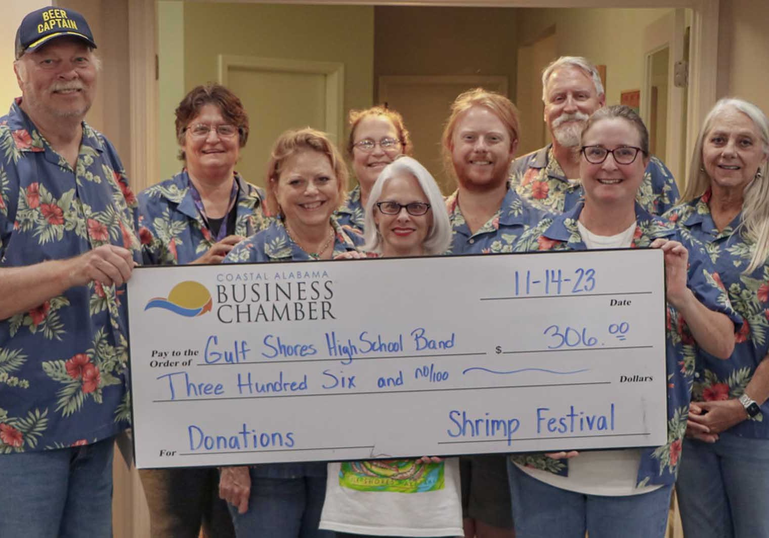 Shrimp Festival Donations Top $26