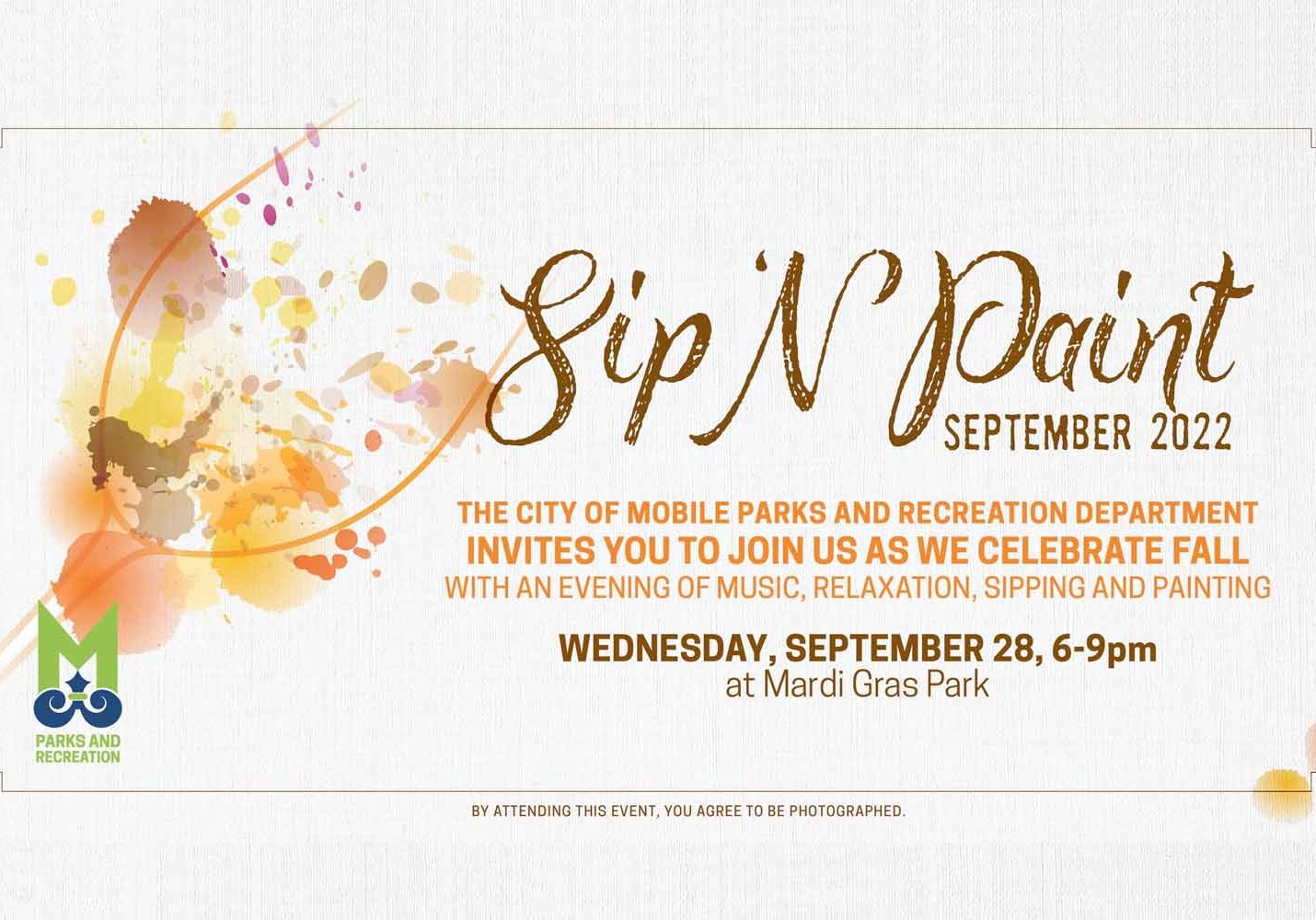Sip &lsquo;N Paint Coming To Mardi Gras Park
