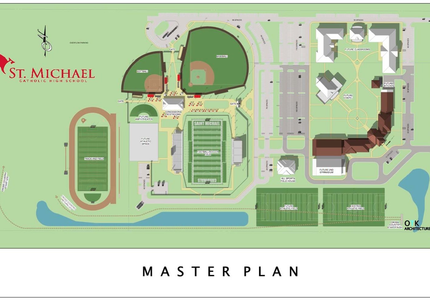St. Michael Catholic High School Holds Groundbreaking For Athletic Fields