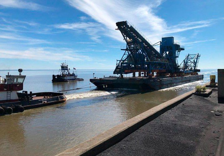 Stacker-Reclaimer Arrives In Mobile