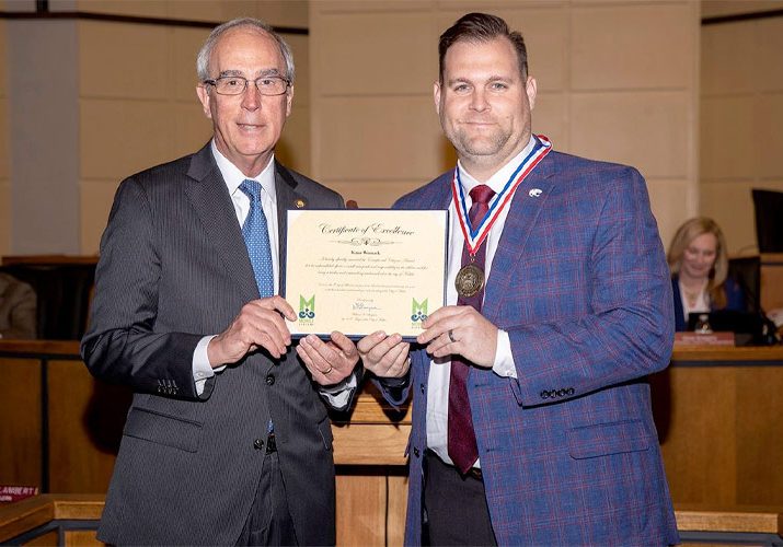 Stimpson Awards USA Football Coach With Citizenship Medal