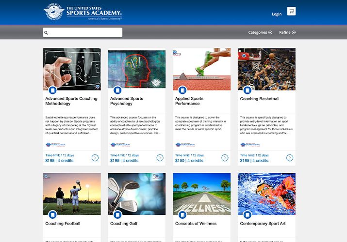 United States Sports Academy (USSA) Online CE Courses