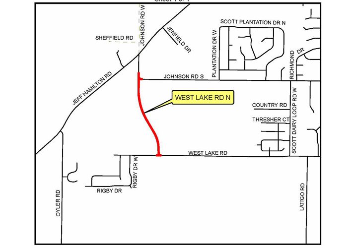 West Lake Road Opens In West Mobile