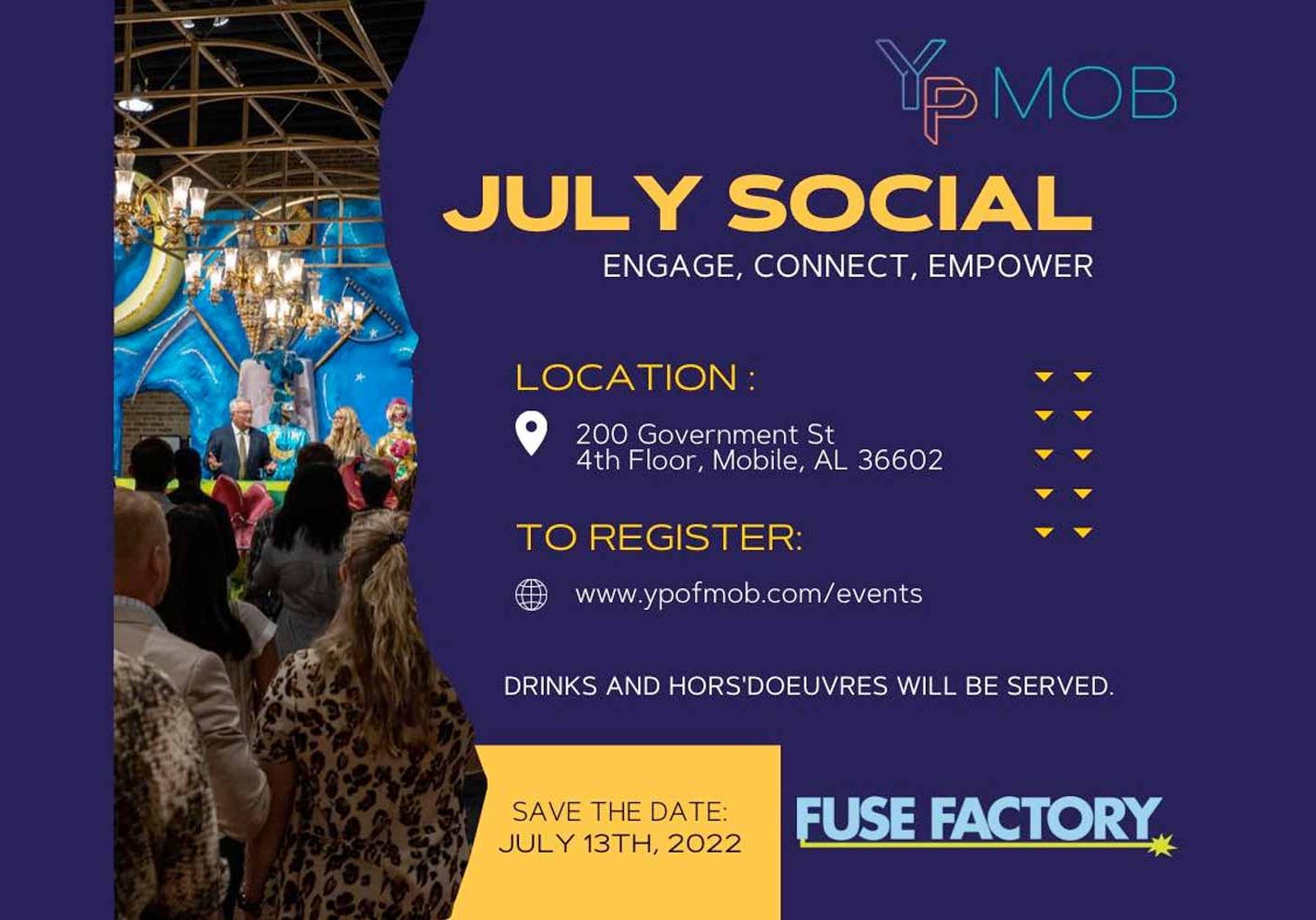 YP MOB July Social Coming Up